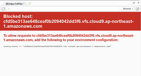 ブロックホストエラー